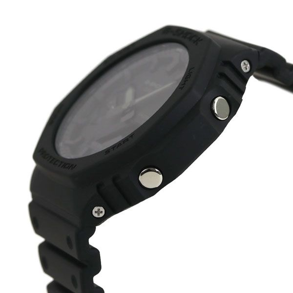 Casio G-Shock Basic Watch Model GA-2100-1A1DR Black Resin Quarts Digital Analog Display — Japan Import
