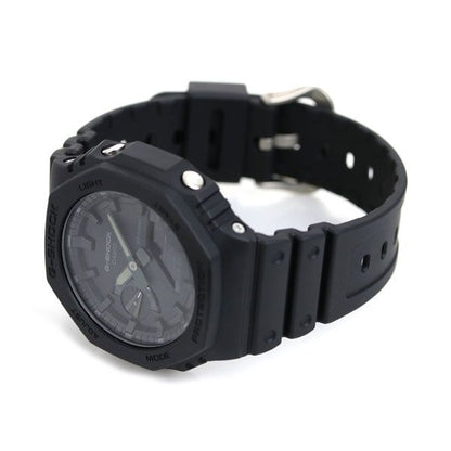 Casio G-Shock Basic Watch Model GA-2100-1A1DR Black Resin Quarts Digital Analog Display — Japan Import