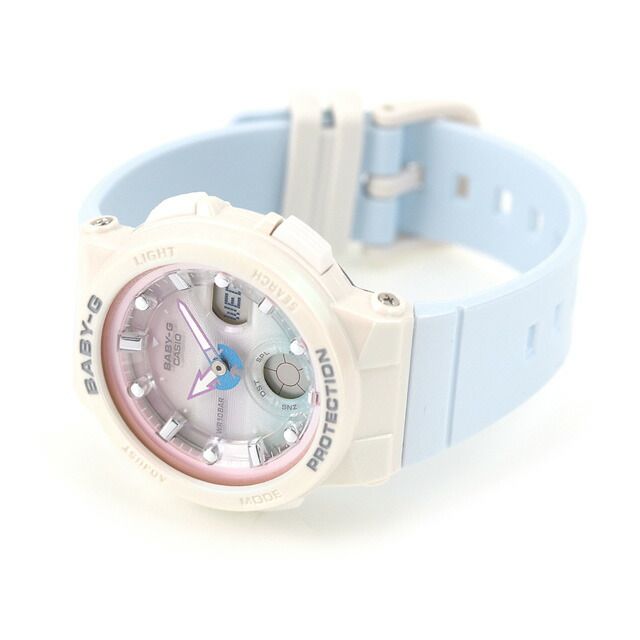 Baby-G Series Casio Beach Traveler Series Model BGA-250-7A3DR Digital Analog Watch for Women — Japan Import