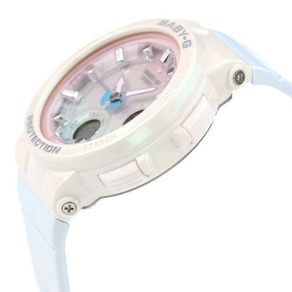 Baby-G Series Casio Beach Traveler Series Model BGA-250-7A3DR Digital Analog Watch for Women — Japan Import