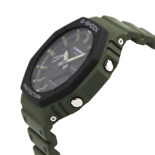 Casio G-Shock Special Color Watch GA-2110SU-3ADR Quartz Digital Analog Display with Carbon and Resin Case — Japan Import