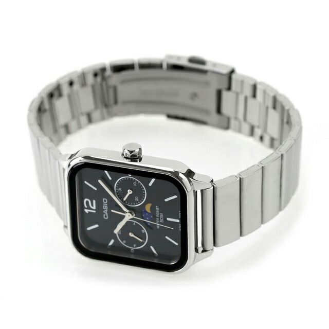 Casio Standard MTP-M305D-1AVDF Men's Watch, Silver Stainless Steel Case and Band — Japan Import