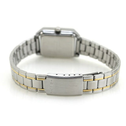 Casio Standard Series LTP-V007SG-9EDF Quartz Watch with Gold Dial and Silver Band — Japan Import