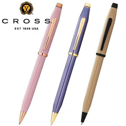 Cross Century Two Ballpoint Pen Smoke Pink Lavender Blue Arcy Beige Model NAT0082 Japan Import