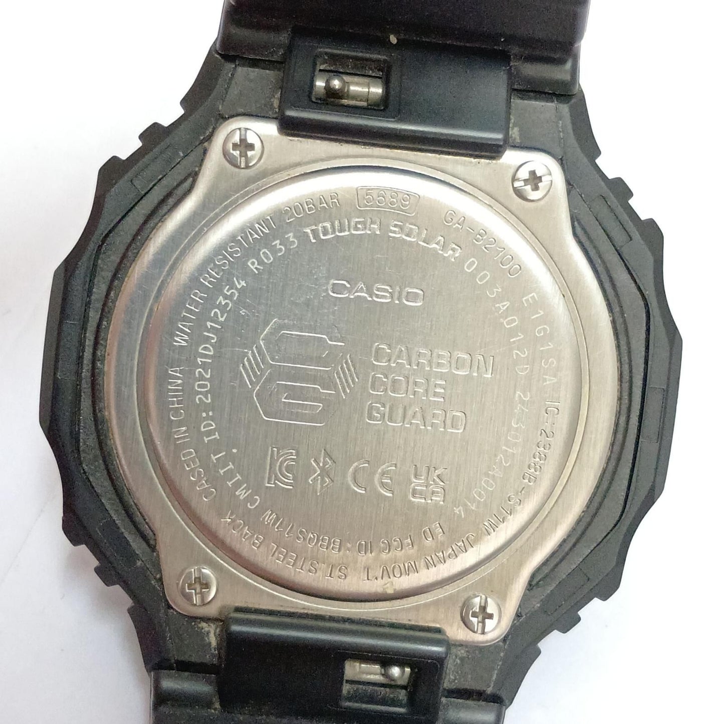 Casio G-Shock Radio Solar GA-B2100 Watch in Black — Japan Import