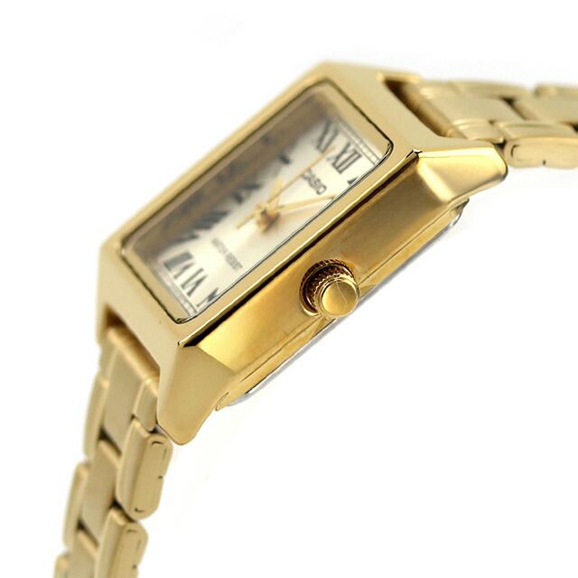 Casio Standard Model LTP-V007G-9BDF Ladies Watch Gold Stainless Steel Japan Import