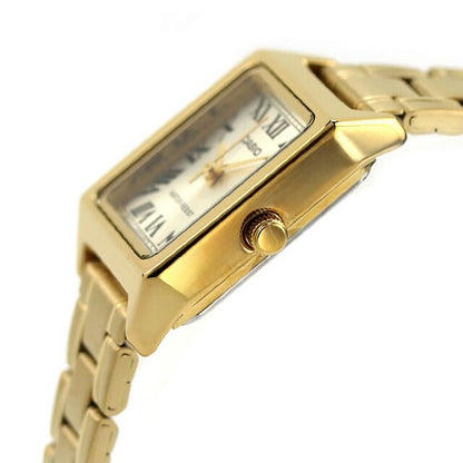 Casio Standard Model LTP-V007G-9BDF Ladies Watch Gold Stainless Steel Japan Import