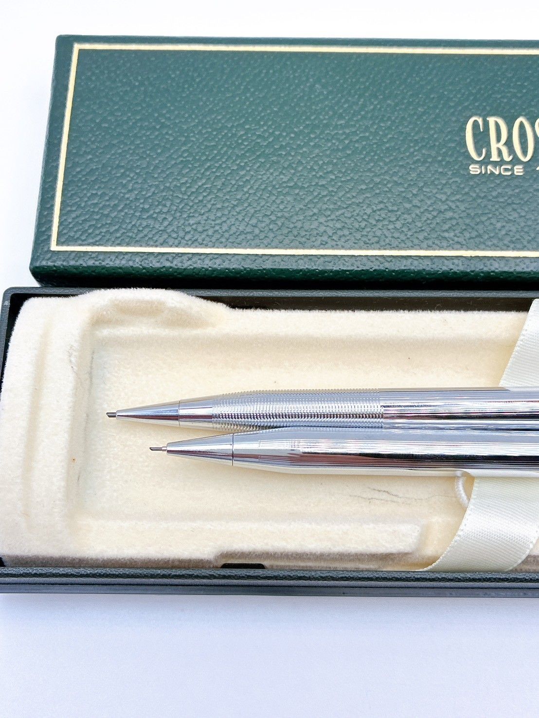 Cross Silver Mechanical Pencil Set with Box and Name - Model MN228