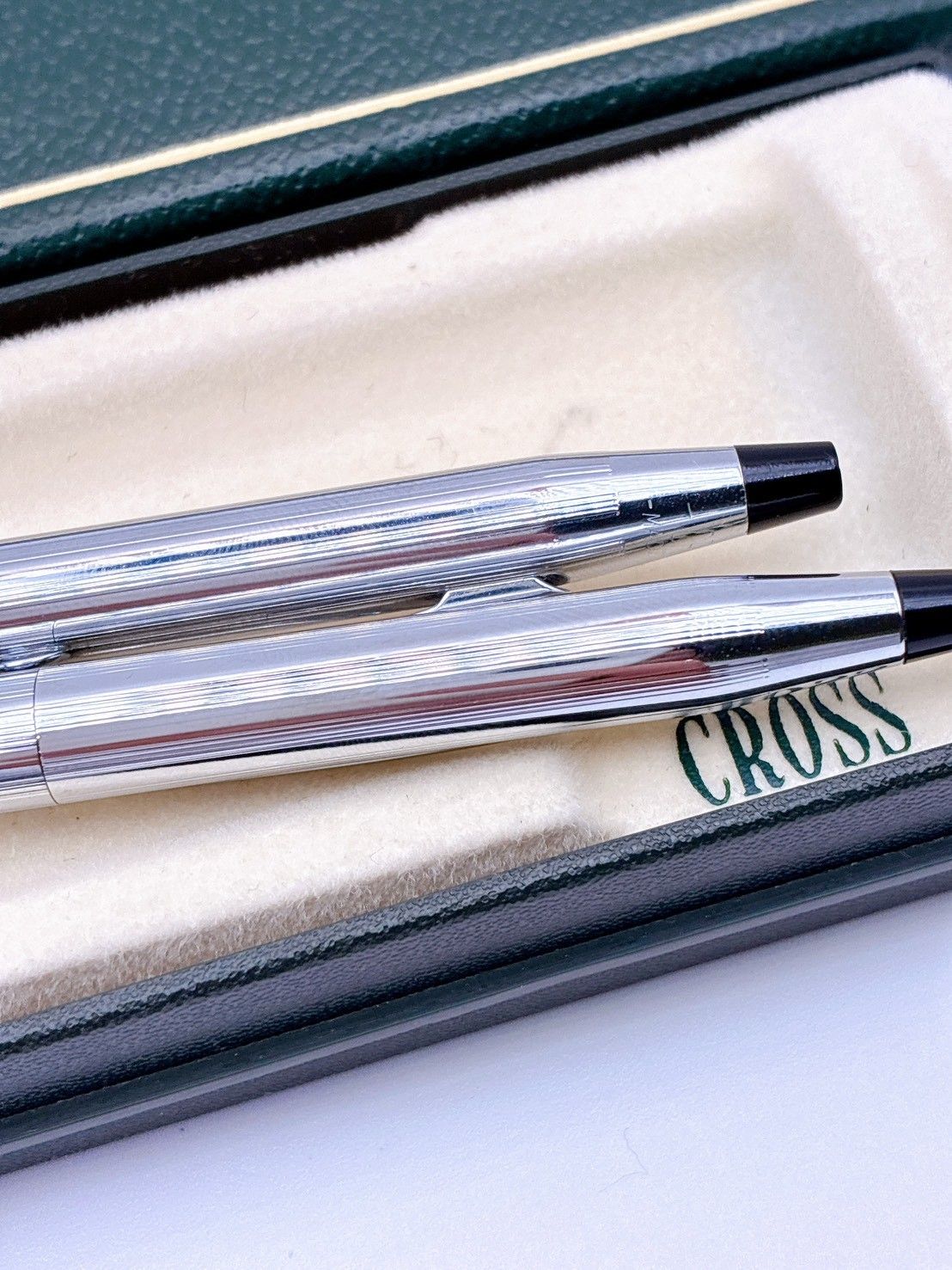 Cross Silver Mechanical Pencil Set with Box and Name - Model MN228