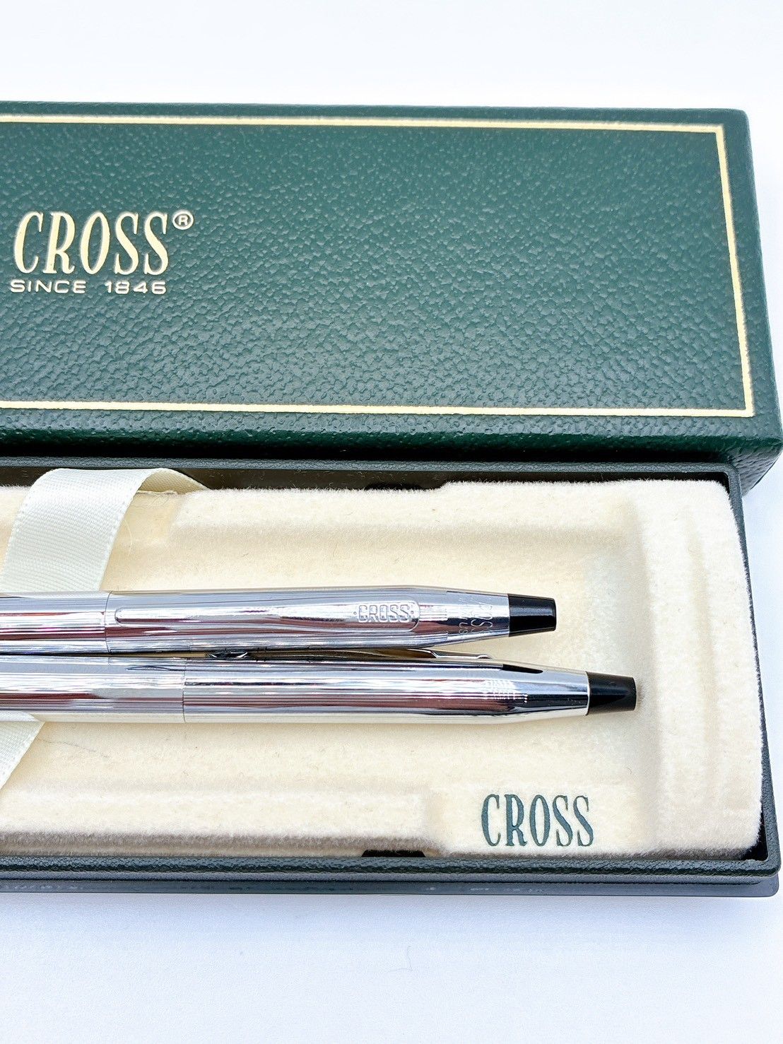 Cross Silver Mechanical Pencil Set with Box and Name - Model MN228