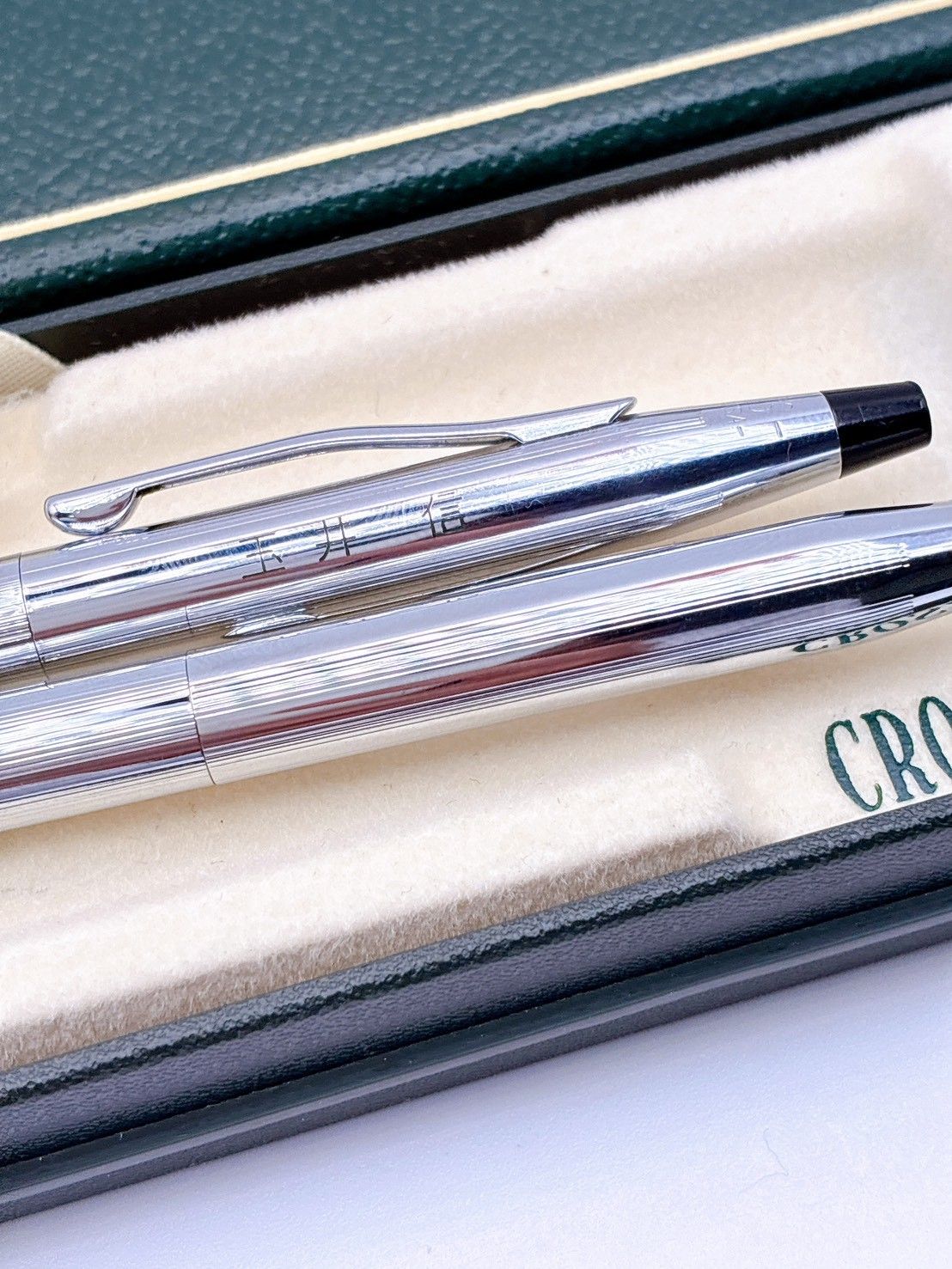 Cross Silver Mechanical Pencil Set with Box and Name - Model MN228