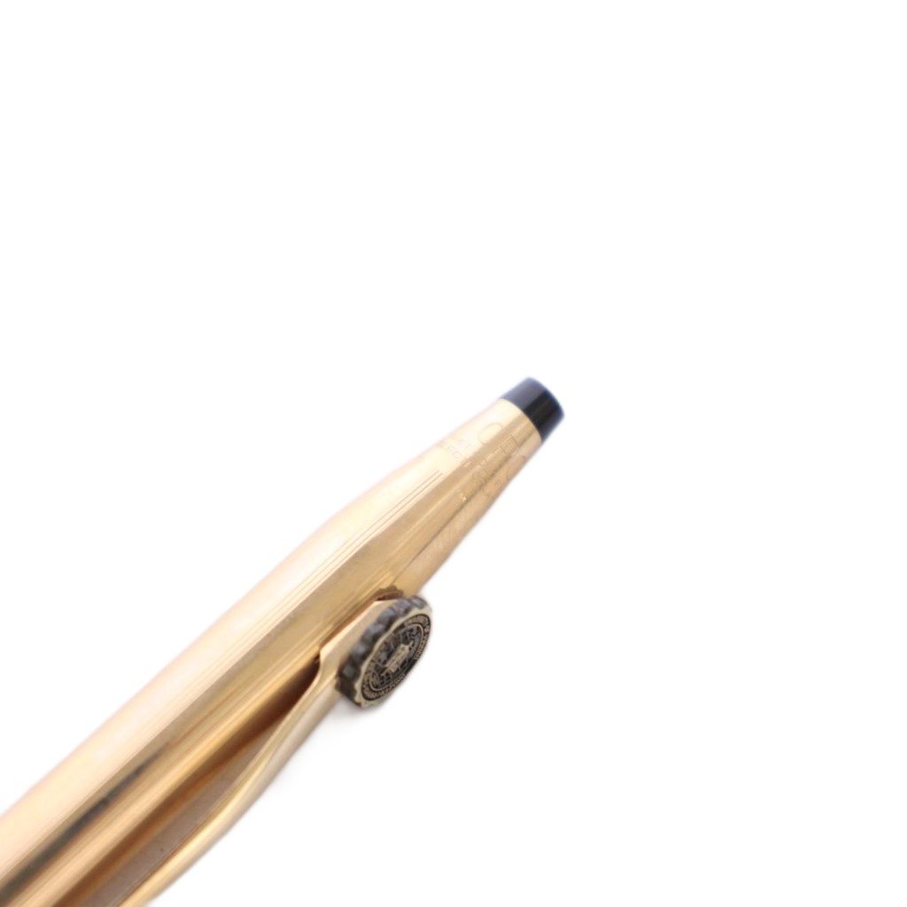 Cross Classic Century Logo Twist Ballpoint Pen Gold Model GY18 Japan Import