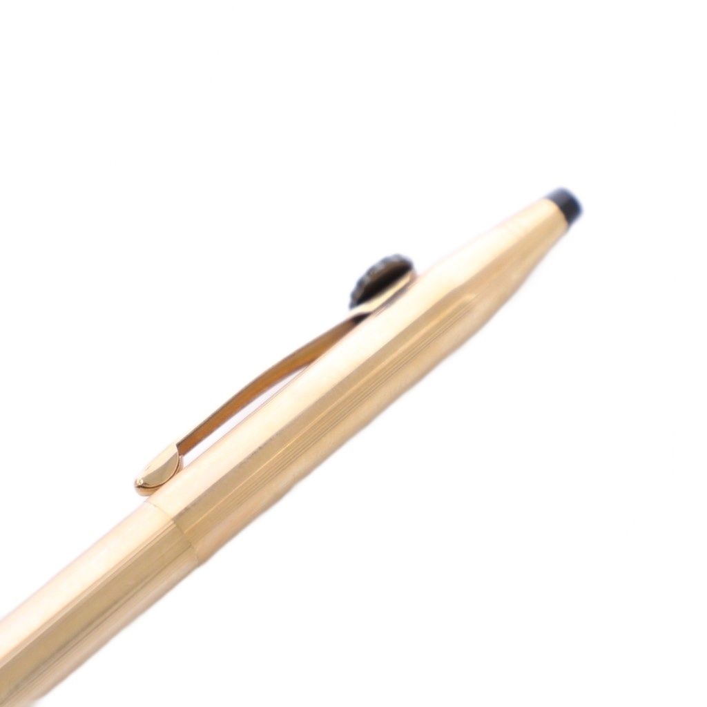 Cross Classic Century Logo Twist Ballpoint Pen Gold Model GY18 Japan Import