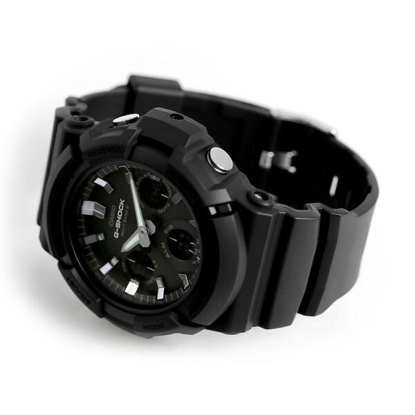 G-Shock Casio G-Shock Wristwatch GAW-100B-1AER Black Resin and Aluminum Body