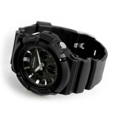 G-Shock Casio G-Shock Wristwatch GAW-100B-1AER Black Resin and Aluminum Body