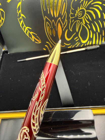 Cross Taunzt 2017 Year of the Rooster Rare Twist Ballpoint Pen Japan Import