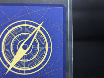 Used One Piece Card Game Monkey D. Luffy P-033 promotional card with scratches and dirt from Japan