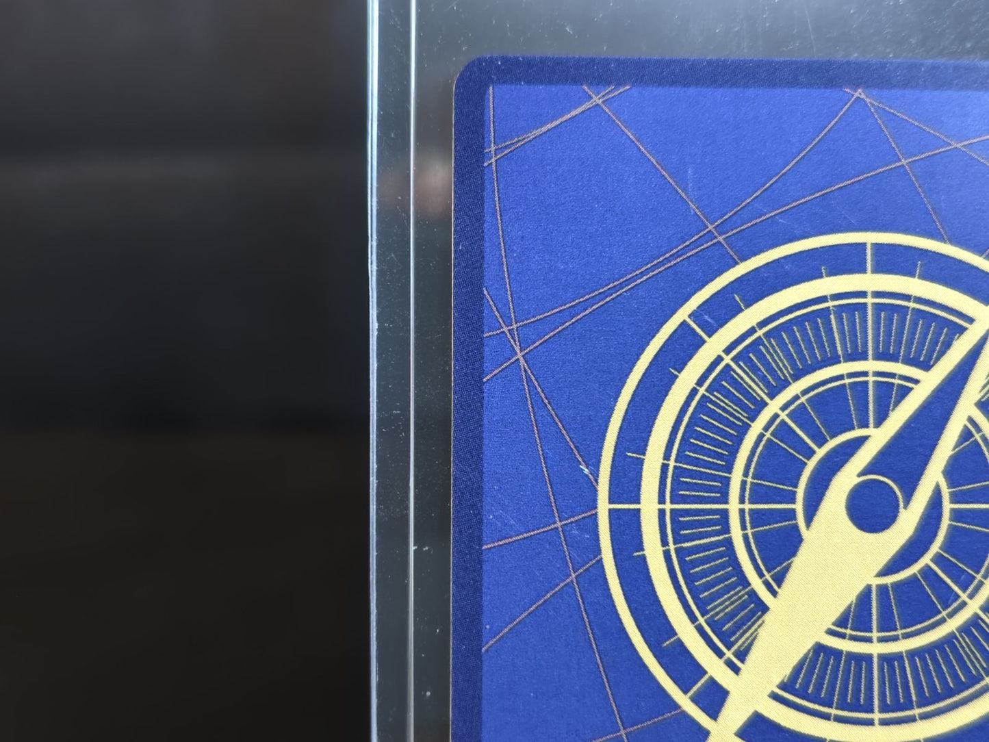 Used One Piece Card Game Monkey D. Luffy P-033 promotional card with scratches and dirt from Japan