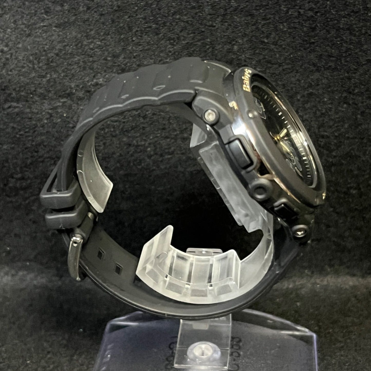 Casio Baby-G BGA-150FL Digital Watch with Black Flower Pattern Tested & Working — Japan Import