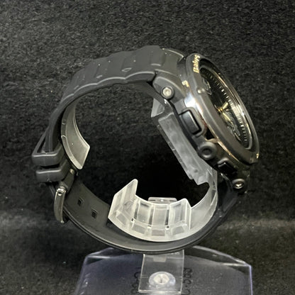 Casio Baby-G BGA-150FL Digital Watch with Black Flower Pattern Tested & Working — Japan Import
