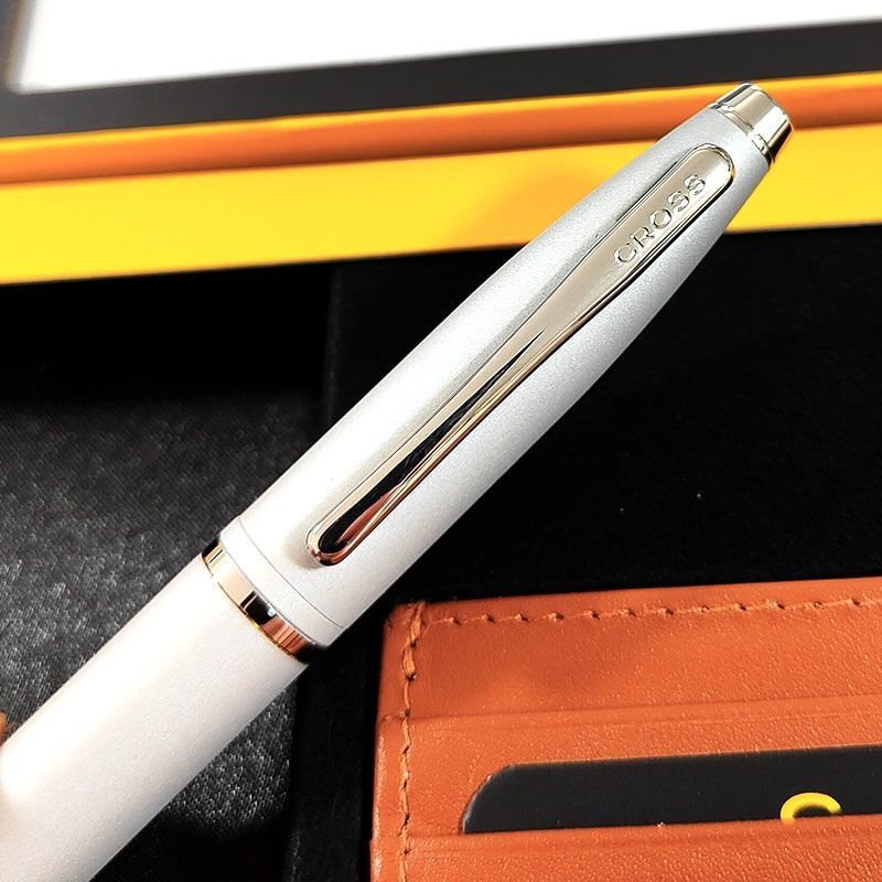 Cross Calais Twist Ballpoint Pen & Card Case Gift Set with Special Box — Japan Import
