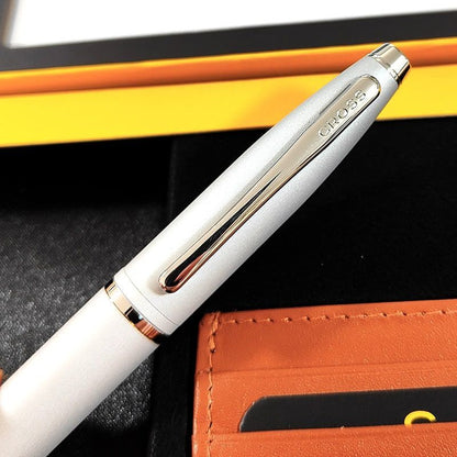 Cross Calais Twist Ballpoint Pen & Card Case Gift Set with Special Box — Japan Import