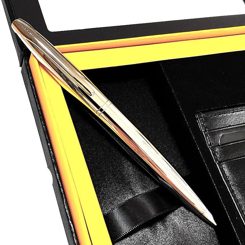 Cross ATX Gift Set with Ballpoint Pen and Card Case — Japan Import
