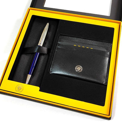 Cross Calais Ballpoint Pen Gift Set with Card Case — Japan Import