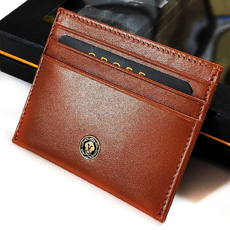 Cross Series ATX Ballpoint Pen with Card Case and Gift Box - Translucent Blue