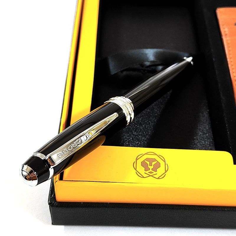 Cross Bailey Black Gift Set with Card Case and Box by Cross