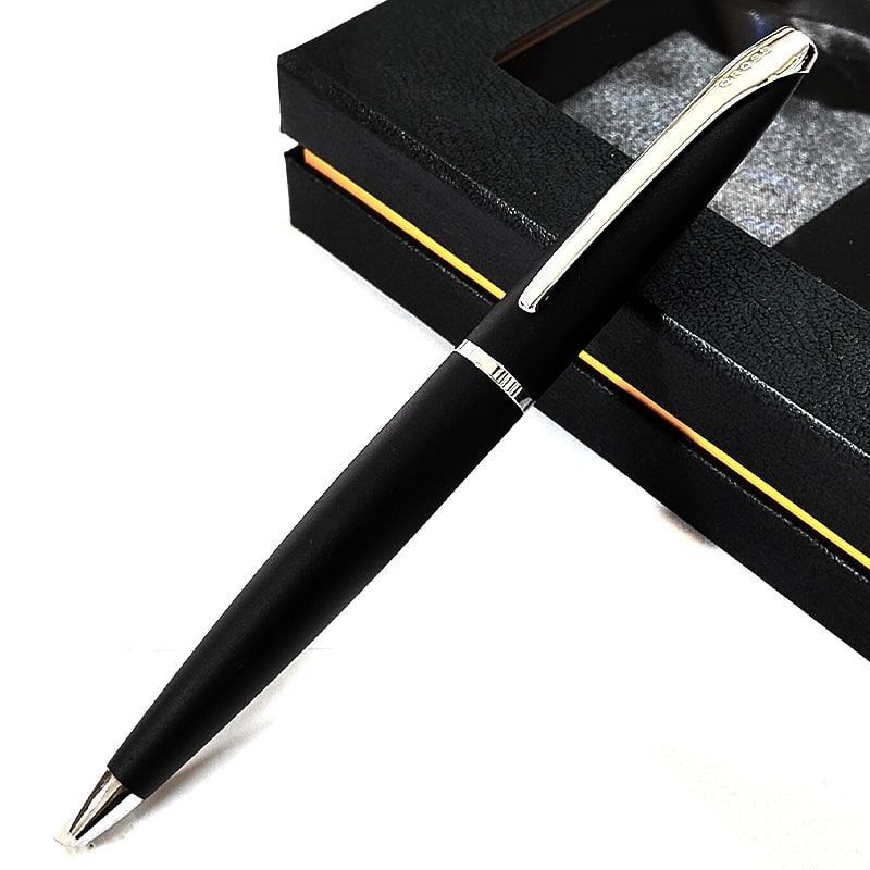 Cross ATX Series Gift Set with Card Case, Black Twist Ballpoint Pen — Japan Import