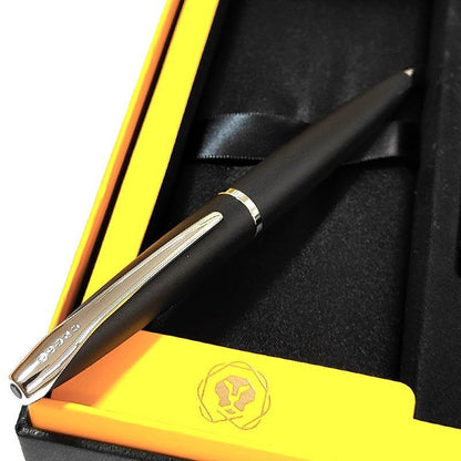 Cross ATX Series Gift Set with Card Case, Black Twist Ballpoint Pen — Japan Import