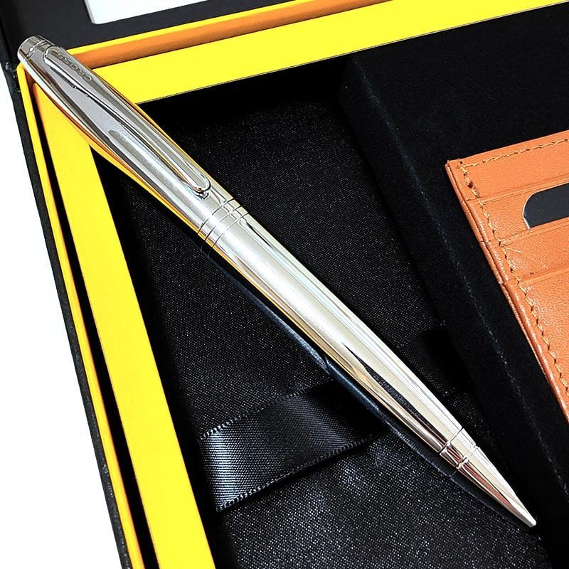 Cross Calais Ballpoint Pen Gift Set with Card Case and Box