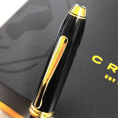 Cross Townsend Black Lacquer Gold Pen CROSS-N572TW