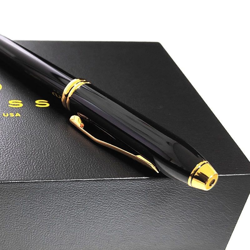 Cross Townsend Black Lacquer Gold Pen CROSS-N572TW