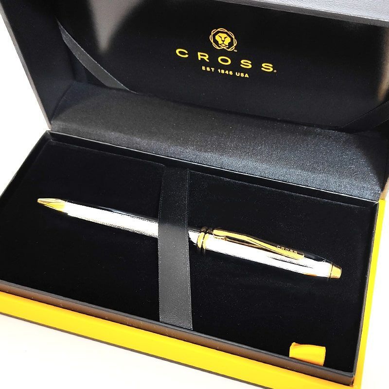 Cross Townsend Medalist Silver Gold Pen — Japan Import