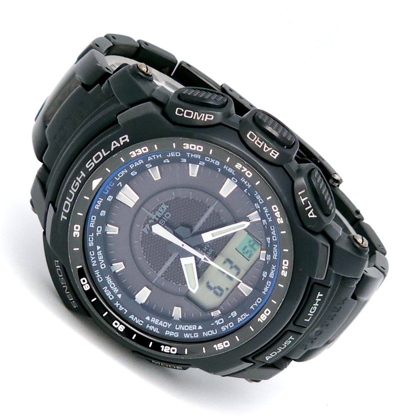 Brand Name Casio Pro Trek PRW-5100YT Solar Radio Wave Signal Watch — Japan Import