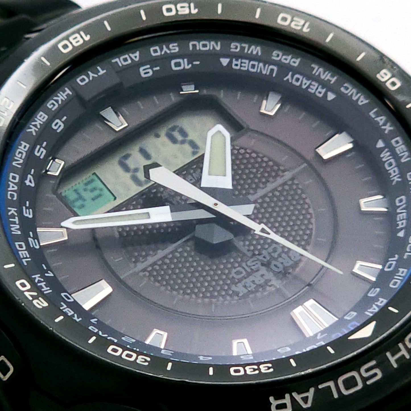 Brand Name Casio Pro Trek PRW-5100YT Solar Radio Wave Signal Watch — Japan Import
