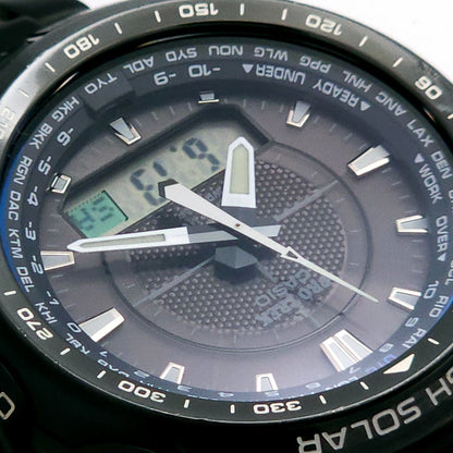 Brand Name Casio Pro Trek PRW-5100YT Solar Radio Wave Signal Watch — Japan Import