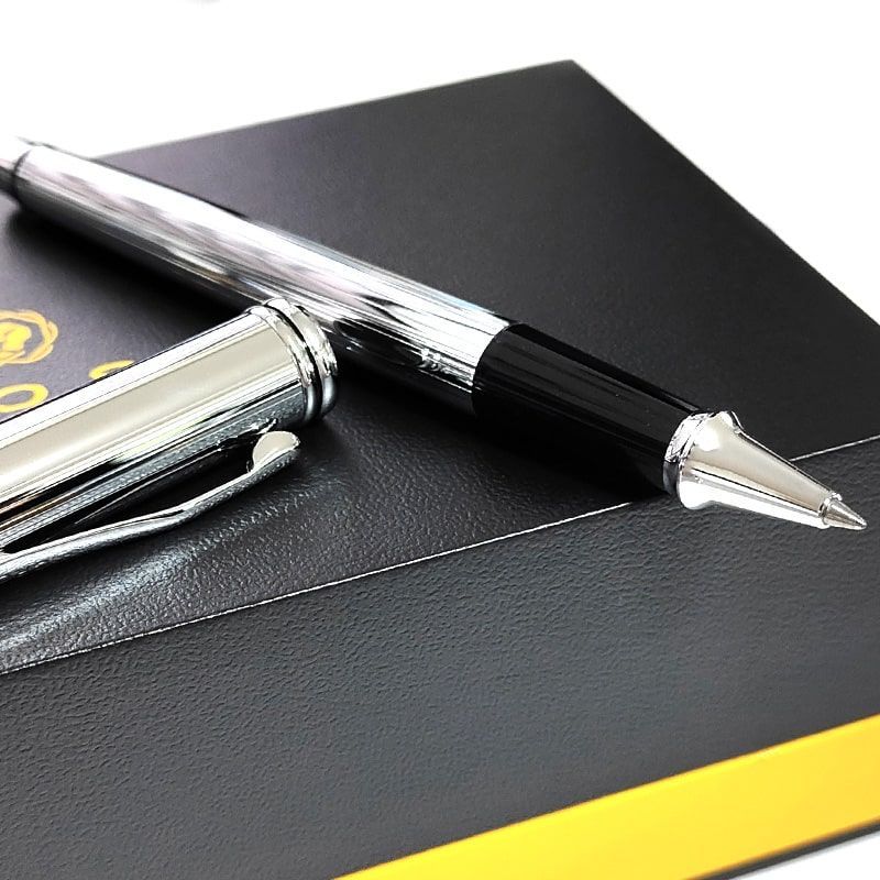 Cross Townsend Chrome SP Silver Ballpoint Pen Cross-N535 Japan Import