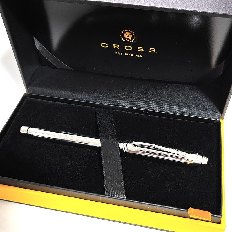 Cross Townsend Chrome SP Silver Ballpoint Pen Cross-N535 Japan Import