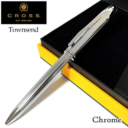 Cross Townsend Chrome Ballpoint Pen — Japan Import