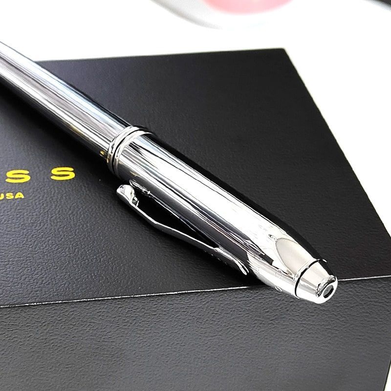Cross Townsend Chrome Ballpoint Pen — Japan Import