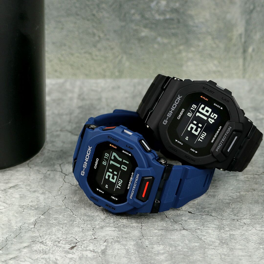 Casio G-Shock G-Squad GBD-200 Series Model GBD-200-1DR Digital Watch with Resin Band — Japan Import