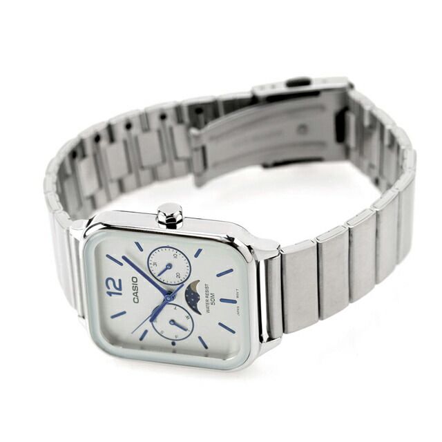 Casio Standard Series MTP-M305D-7AVDF Watch with Silver Stainless Steel Band — Japan Import