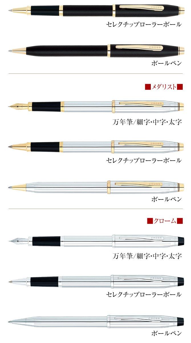 Cross Century II Medalist Select Tip Rollerball Pen 3304 Japan Import