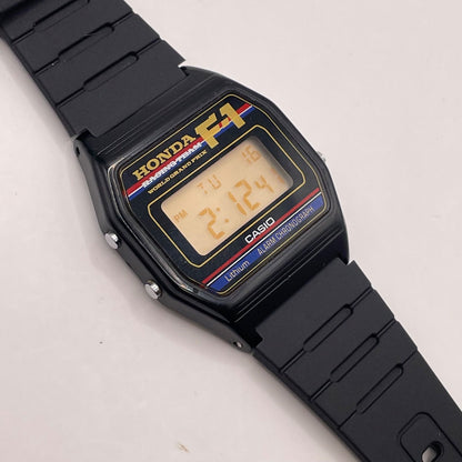 Casio Honda Racing Team F1 Collaboration Vintage Watch with Genuine Japanese Strap