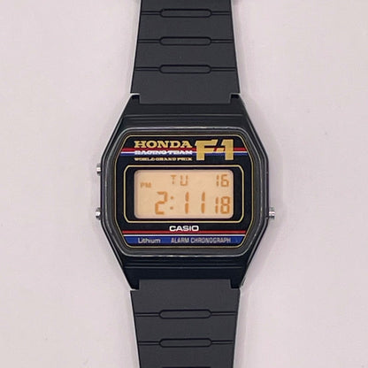 Casio Honda Racing Team F1 Collaboration Vintage Watch with Genuine Japanese Strap