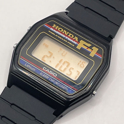 Casio Honda Racing Team F1 Collaboration Vintage Watch with Genuine Japanese Strap