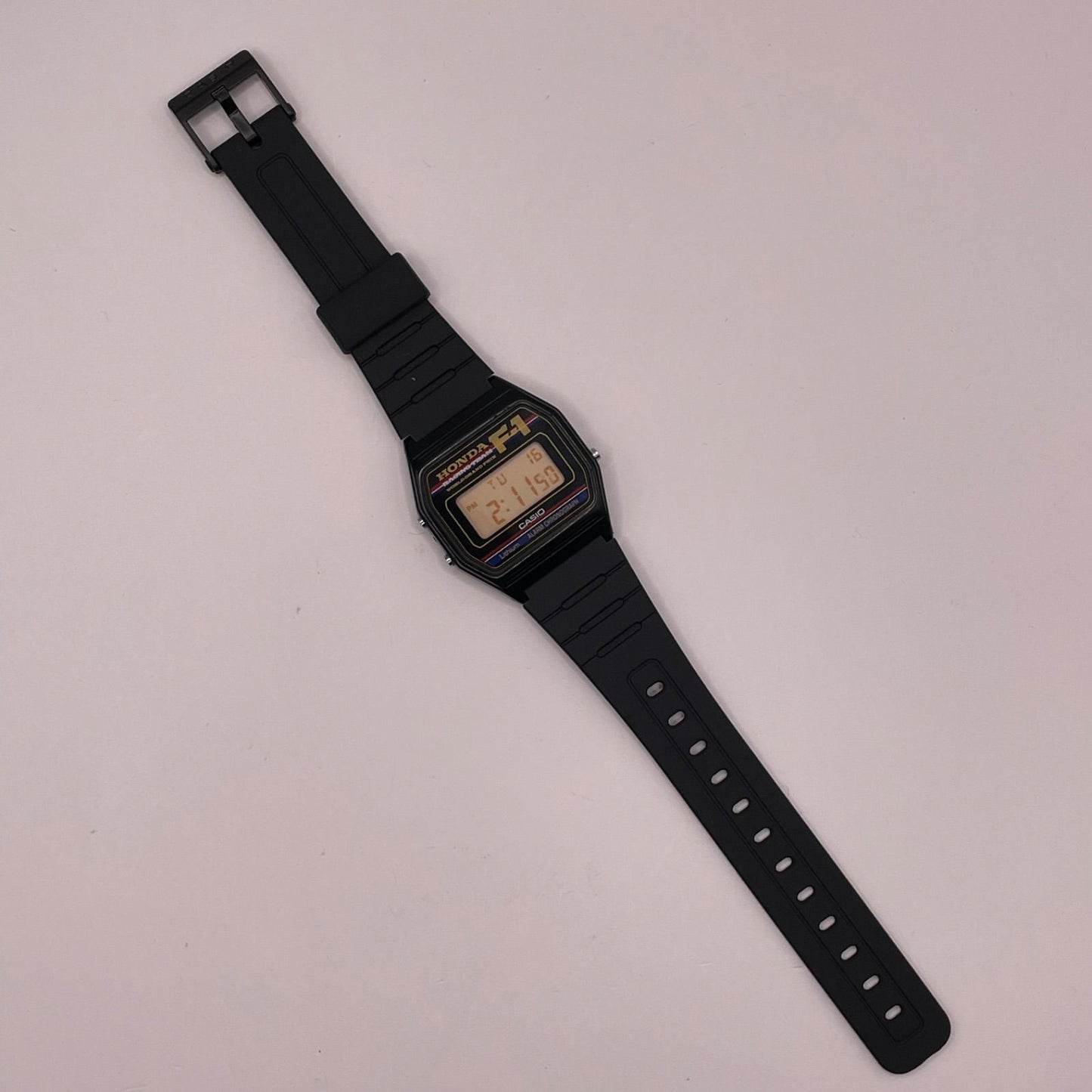 Casio Honda Racing Team F1 Collaboration Vintage Watch with Genuine Japanese Strap